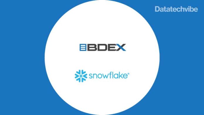 BDEX-Partners-with-Snowflake-to-Provide-Privacy-Compliant-Solutions-for-Leveraging-First-Party-Data
