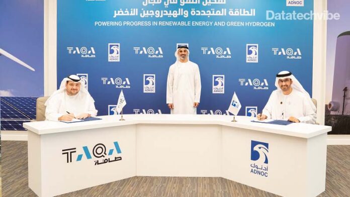 TAQA And ADNOC Join Hands To Launch A New Global Green Energy Venture